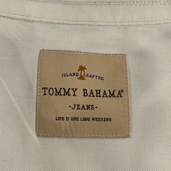 Tommy Bahama Men’s White Island Crafted Shirt Size Large. - Picture 7 of 7